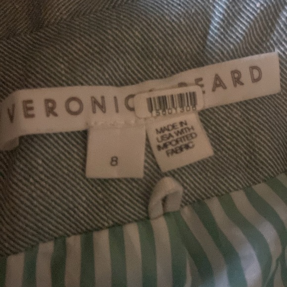 Veronica Beard Seaglass Miller Dickey Jacket Linen Sz 8 in good/used condition - Picture 4 of 5